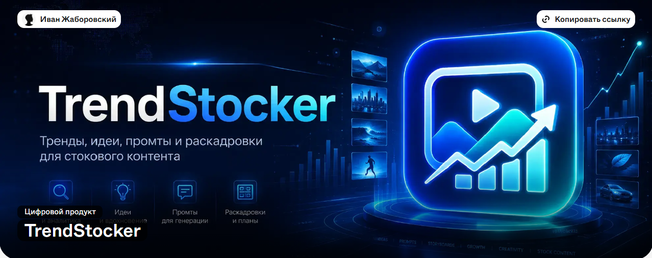 TrendStocker: тренды, идеи и промпты